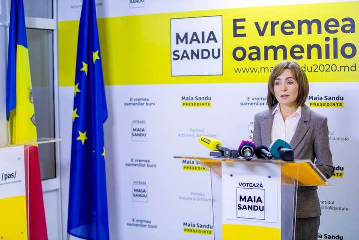 Санду перемогла на виборах президента Молдови. Офіційні результати