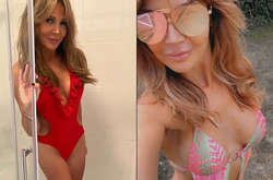 52-летняя обнаженная ведущая прикрылась медицинскими масками и засветила идеальное тело