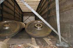 Колеса до залізничного рухомого складу вироблені на металургійному заводі в Нижньогородській області Росії