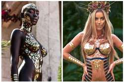 Откровенные купальники из изоленты покоряют подиум (фото)