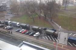 У центр Мінська стягнули військову техніку