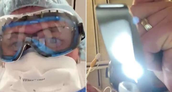 Последние минуты жизни человека, который умирает от Covid-19: американский врач снял шокирующее видео