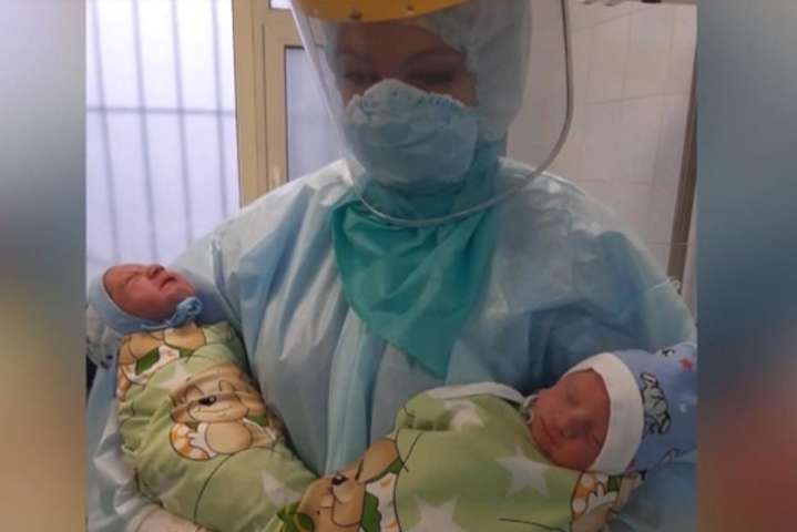 У Дніпрі хвора на Covid-19 жінка народила двійню (відео)