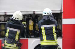 На місці пожежі працювали 15 рятувальників