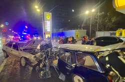  Daewoo лоб у лоб зіштовхнувся з автомобілем ВАЗ 