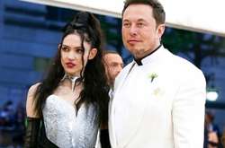 Бизнесмен Илон Маск и певица Граймс