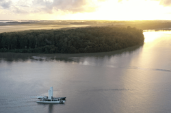 Перше в світі водневе дослідницьке судно відправляється до Гвіани