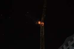 Горіла кабіна баштового крана