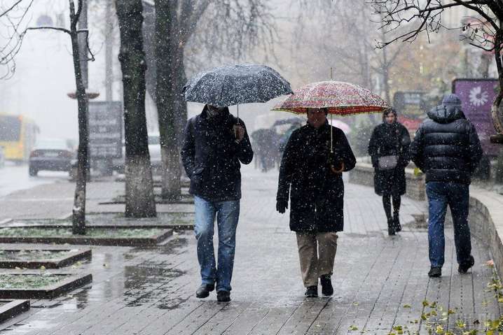 Київ готується до погіршення погоди: на місто насувається мокрий сніг