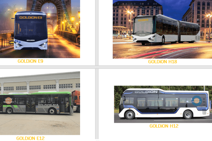 В Угорщині представлені чотири моделі автобусів з нульовим рівнем викидів