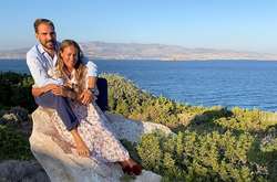 Принц Греции и Дании Филипп со своей давней возлюбленной Ниной Настасьей Флор