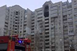 Загорання сталося на загальному балконі на 12 поверсі будинку