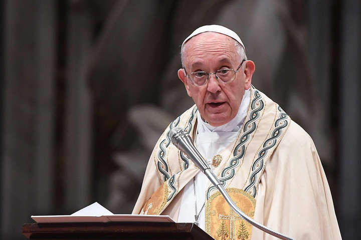 Папа Франциск: у вірян викрали Різдво