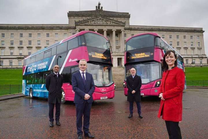 У Північній Ірландії введені в експлуатацію перші водневі автобуси