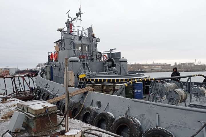 Розтрощений і пограбований росіянами буксир «Яни Капу» завершив доковий ремонт