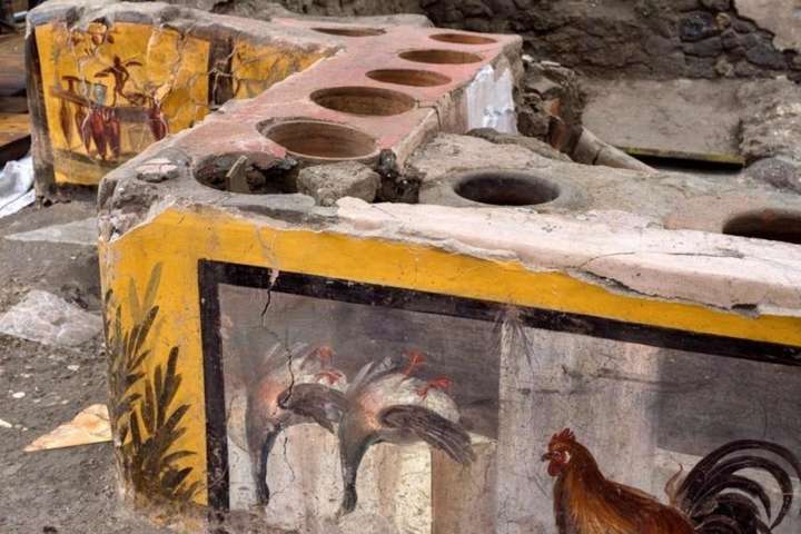 У Помпеях знайшли античний кіоск з фаст-фудом