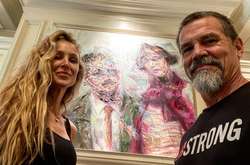 52-летний голливудский актер Джош Бролин c женой