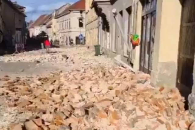 Хорватію сколихнув новий потужний землетрус (відео)