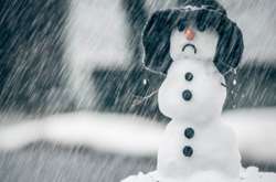 По прогнозам дожди с мокрым снегом в Украину придут сразу после Рождества