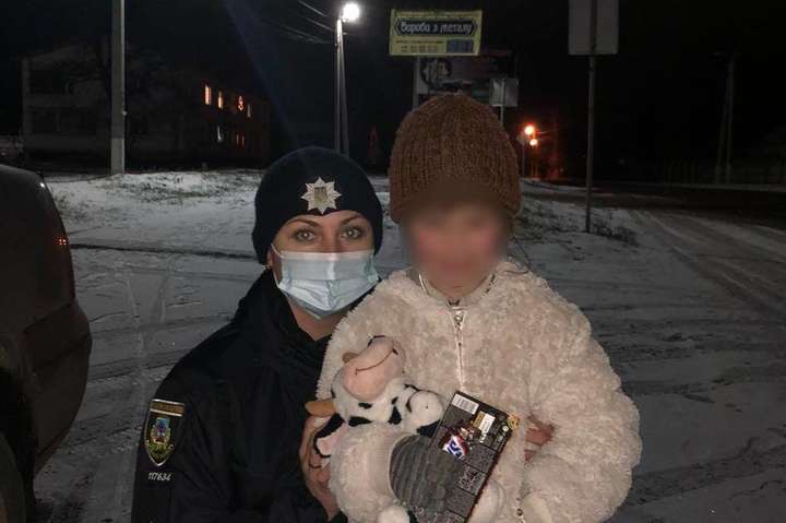 Поліція Київщини розшукала зниклу дівчинку з Чернігівщини (фото)