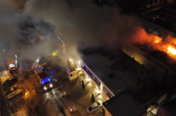 В Одесі по вулиці Посмітного 10/12 сталася пожежа в триповерховому житловому будинку