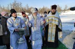 Патріарх Філарет освятив води Дніпра в Гідропарку (фоторепортаж) 