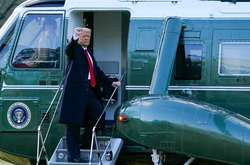 «Побачимося скоро». Трамп на гелікоптері покинув Білий дім (відео)