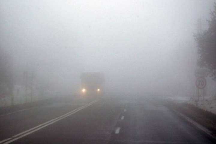 «Укравтодор» повідомляє про туман у південних, центральних та північних областях