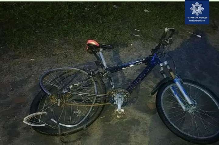Під Києвом п’яний водій вантажівки збив велосипедиста (фото)