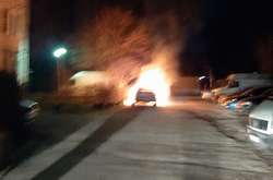 Автомобіль Ольги Матюшиної згорів у ніч на 27 січня