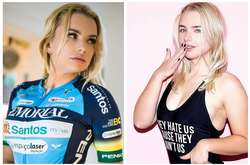 30-летняя велосипедистка Тара Гинс