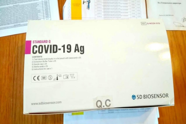 Вінниччина отримала понад 82 тисячі експрес-тестів на Covid-19