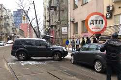 ДТП заблокувала рух трамваїв у Києві (фото)