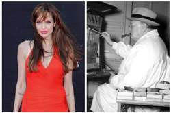 Анджелина Джоли продает картину, написанную Уинстоном Черчиллем