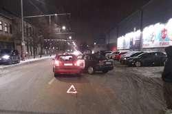 Водій таксі Bolt влаштував ДТП в Голосієві (фото)