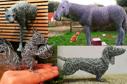 Художница превращает обычную проволоку в невероятные скульптуры (фото)