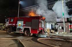 В Киеве ночью горел рынок