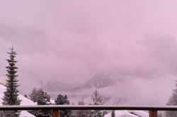 Европу засыпало розовым и оранжевым снегом (видео, фото)