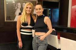 Певица Ирина Федишин и актриса Ксения Мишина