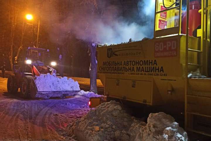 Із Києва вивозять тисячі тонн снігу: як рятують місто з полону стихії (фото)