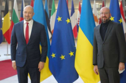  Накануне заседания Совета Ассоциации Украина-ЕС Денис Шмыгаль провел встречу с президентом Европейского Совета Шарлем Мишелем 