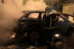 Автомобіль Mazda CX7 згорів повністю