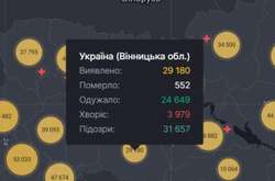  За останню добу найбільша кількість підтверджених випадків зареєстрована у м. Київ 