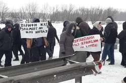 Тарифні протести. У Полтаві знову перекрили дорогу (фото, відео)