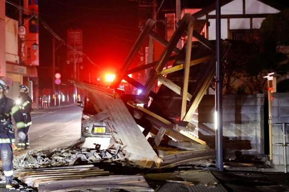 Землетрус у Японії пошкодив гілку швидкісних потягів
