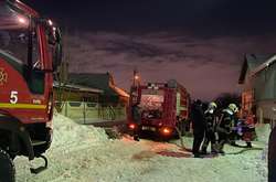 Пожежа сталась у лазні у приватному секторі