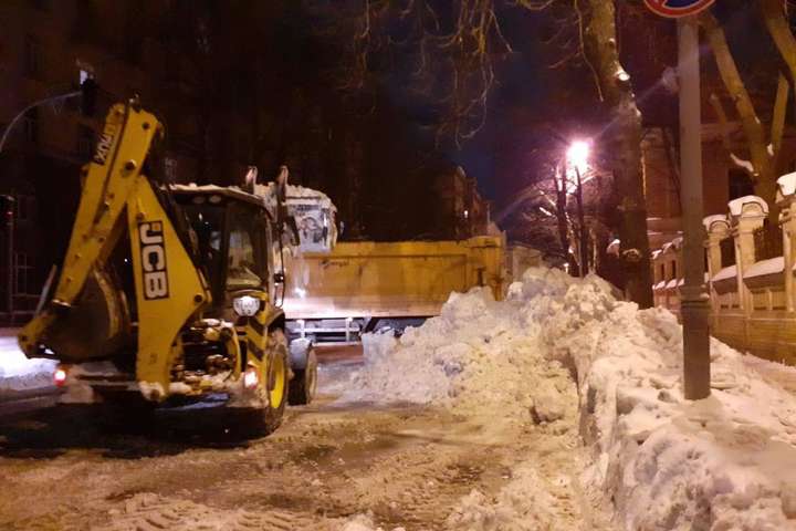 Масштаби вражають. За добу з Києва вивезли понад 16 тис. тонн снігу (фото)