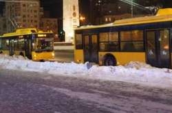 Через ДТП тролейбуси не могли проїхати