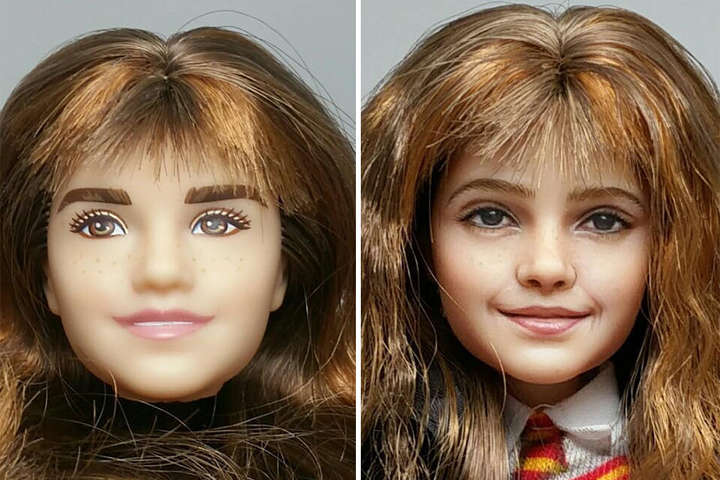 Испанский художник «оживляет» кукол с помощью гиперреалистичного макияжа (фото)
