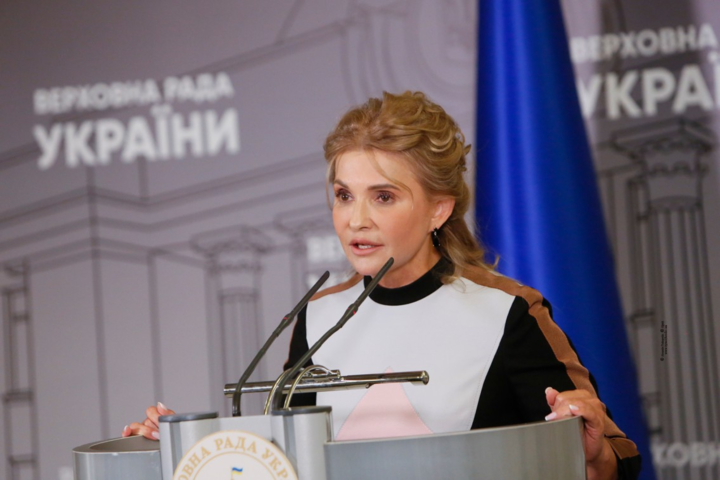 Тимошенко требует немедленно принять закон о запрете импорта тока из России и Беларуси